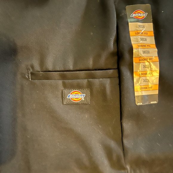 COPY - Dickies Double Knee Work Pants, Loose Fit 36x30 Black - Picture 6 of 6